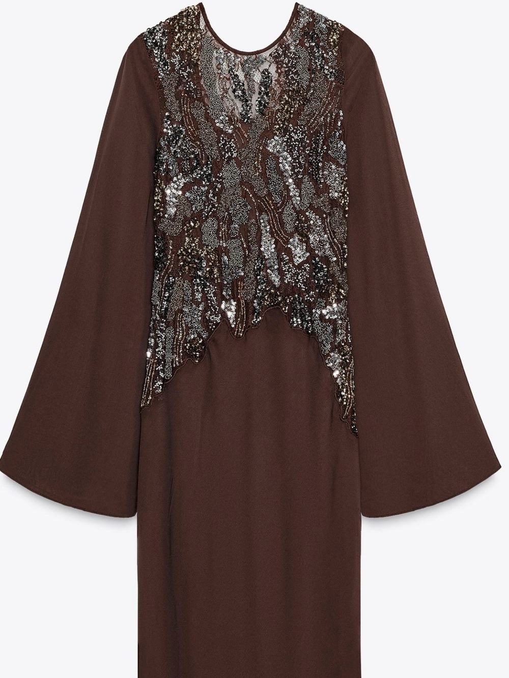 Embroidered Dress ZW Collection - Picture 3 of 3